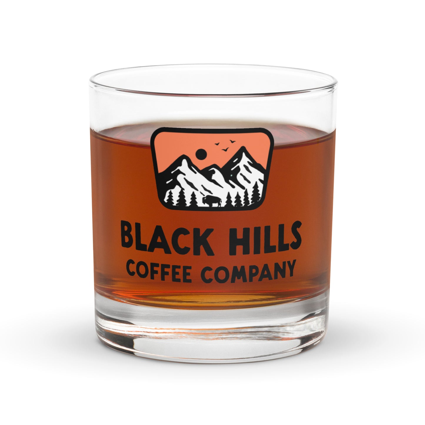 Rocks glass - Orange Logo