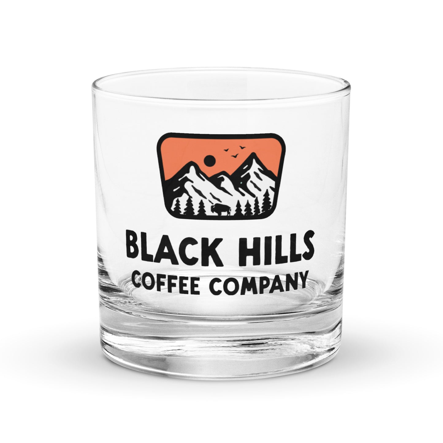 Rocks glass - Orange Logo